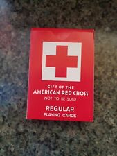 Vintage American Red Cross Regular Playing Cards excellent condition not played picture