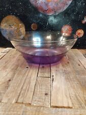 Tupperware Sheerly Elegant Bowl Acrylic Amethyst Purple 3.4 Qt. #4820 No Lid picture