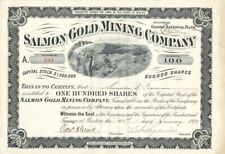 Salmon Gold Mining Co. - Stock Certificate - Mining Stocks picture