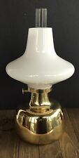 Louis Poulsen (Denmark) Vintage Brass Petronella Lamp With Glass Shade MCM  picture
