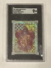 2001 Panini Harry Potter Philosophers Stone Gold Stickers Gryffindor #97 SGC 9 picture
