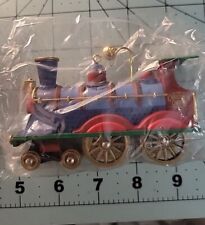 1990 Hallmark Keepsake Collector CHRISTMAS TRAIN Limited Edition Ornament Z9 picture