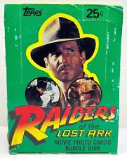 1981 Indiana Jones Raiders of the Lost Ark Vintage FULL 36 Pack Trading Card Box picture