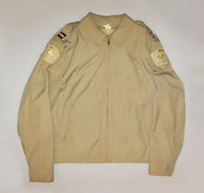 Old Vtg Ca 1990s US Naval Sea Cadets Officer Jacket With Insignia and Patches picture