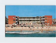 Postcard Beach Scene Sea Scape Motel Ocean City Maryland USA picture