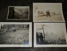 WWI-WWI Pictures with Vehicles Set of 4 picture