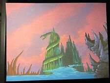 HE-MAN Animation Cel Background SNAKE MOUNTAIN Vintage Cartoons She-Ra R picture