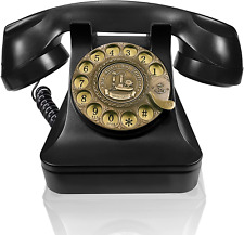 Retro Rotary Landline Phone for Home, Vintage Rotary Dial Phone Old Fashion Tele picture