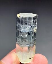 97 Cts Top Quality Terminated Aquamarine Combine Black Tourmaline baby Crystal picture