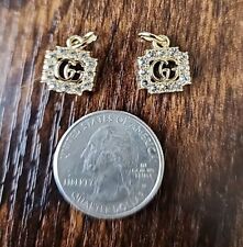 GUCCI  TINY GOLD RHINESTONES 12 MM ZIP PULLS- COMBINED SHIPPING IS AVAILABLE picture