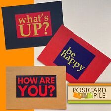 Set Of 12 Postcards, New unused ‘How Are You?’ Postcard Lot, Smile, What’s Up? picture
