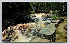 Temperance River near Tofte MN Temperance State Park Vtg Postcard View picture