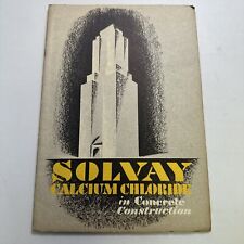 Solely Calcium Chloride in Concrete Construction - 1928   picture