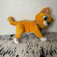 DISNEY Sox Personal Companion Robot Cat Plush Orange Stuffed Animal Sitting picture