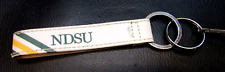 Old 1990s NDSU School Colors Key Fob Keychain Ring North Dakota State University picture