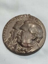 1888 Cleveland-Thurman RARE Non-Issued Inauguration Medal. US Election Democrats picture
