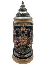 King Limited Edition German Beer Stein Austria Flags & State Crests #933-10000 picture