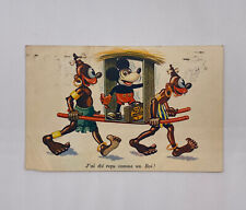 Antique 1935 Mickey Mouse Brussels Exposition Post Card picture