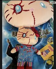 LOT Chucky HELLO KITTY plush & Universal Studios HALLOWEEN HORROR NIGHTS PILLOW picture