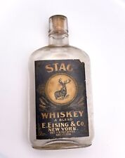 Vintage Stag Whiskey Bottle - Excellent Condition - 1908 - Cork Top picture