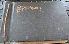 1890 Rare Photograph Album- Trip to the South-17 snaps in New Orleans-Levee Cool picture