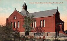 Roman Catholic Church Bay Ridge Brooklyn New York c1910 Postcard picture
