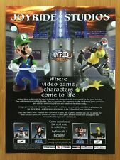 2002 Joyride Studios Figures Print Ad/Poster Luigi's Mansion Jet Set Radio Art picture