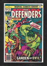 Defenders #36 (1976): 1st Appearance New Red Guardian Bronze Age Marvel FN/VF picture