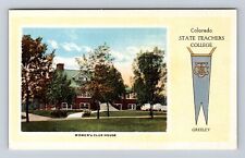 Greeley CO-Colorado, Colorado State Teachers College Club House Vintage Postcard picture