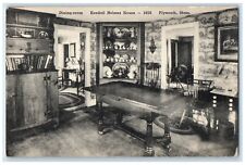 c1910 Kendall Holmes House Interior William Plymouth Massachusetts MA Postcard picture