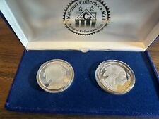 National Collector's Mint 2001 Silver Buffalo 2 Coin Proof Set - (D1) picture