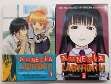 Amnesia Labyrinth vol 1 2 set lot manga Anime Book Graphic novel picture