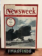 E3 1943 WWII WORLD WAR II Newsweek Magazine June 7 picture