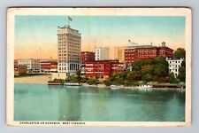 Charleston WV-West Virginia, Charleston on Kanawha, Antique Vintage Postcard picture