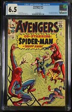 Avengers #11 CGC FN+ 6.5 Off White 2nd Appearance Kang Spider-Man Crossover picture