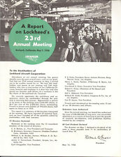 1956--LOCKHEED CORP.--ANNUAL STOCKHOLDERS' REPORT--XLNT-NMT picture