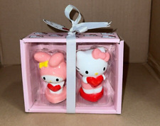 Hello Kitty My Melody Ceramic SALT AND PEPPER SHAKERS NEW picture