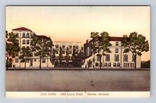 Denver CO-Colorado, Olin Hotel and Restaurant, Advertising, Vintage Postcard picture