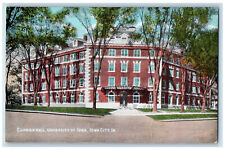 1930 Entrance To Currier Hall University Of Iowa Building Iowa City IA Postcard picture