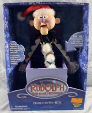 Rare NIB. 2003 Memory Lane Rudolph Red Nosed Reindeer Charlie-In-The-Box picture