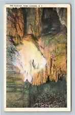 Howe Caverns NY-New York, The Glacier, c1940 Vintage Souvenir Postcard picture