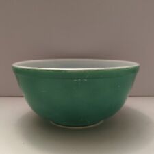 Vintage Pyrex 403 Primary Green 2.5 QT Mixing Bowl Nesting Bowl picture