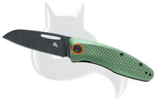 Black Fox Knives Feresa Liner Lock FX-762OD Green Aluminum D2 Pocket Knife picture