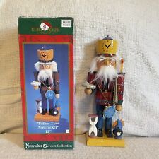 KURT ADLER Wooden Father Of Time Nutcracker 12In nanette Hilton Sweet Collection picture