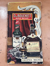 Vintage DuBouchett Cocktail Recipes Booklet 1945 picture