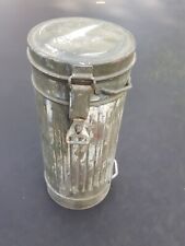 WW2 Original German gas mask container picture