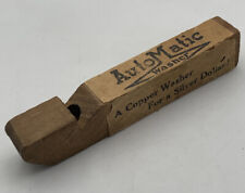 Automatic Washer Advertising Wood Whistle Vintage Original Auto Matic 20-1427AP picture