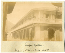 Haiti, vintage Dévé house print, albumin print 11x16 print circa 1880 <d picture