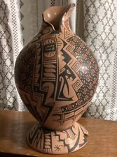 Mata Ortiz 9.5” Tall Handmade and Handpainted Pot by Artist Elfida Tena. picture