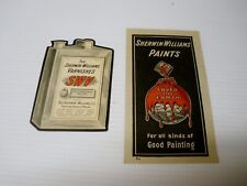 2 Vintage/Antique Sherwin Williams Varnishes Paint Sticker or Label picture